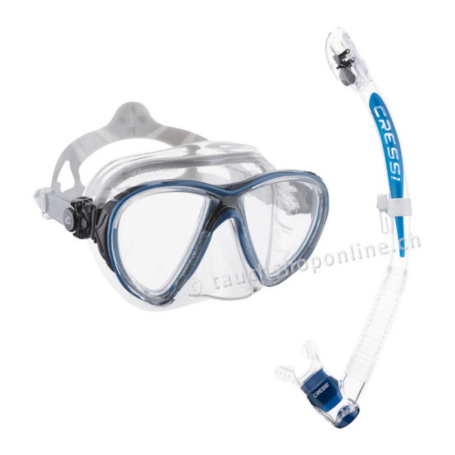 Cressi Dive Mask Big eyes Evolution Crystal and snorkel Itaca