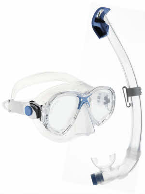 Cressi Tauchmasken Schnorchelset Marea Junior + Seal Dry Snorkel Combo